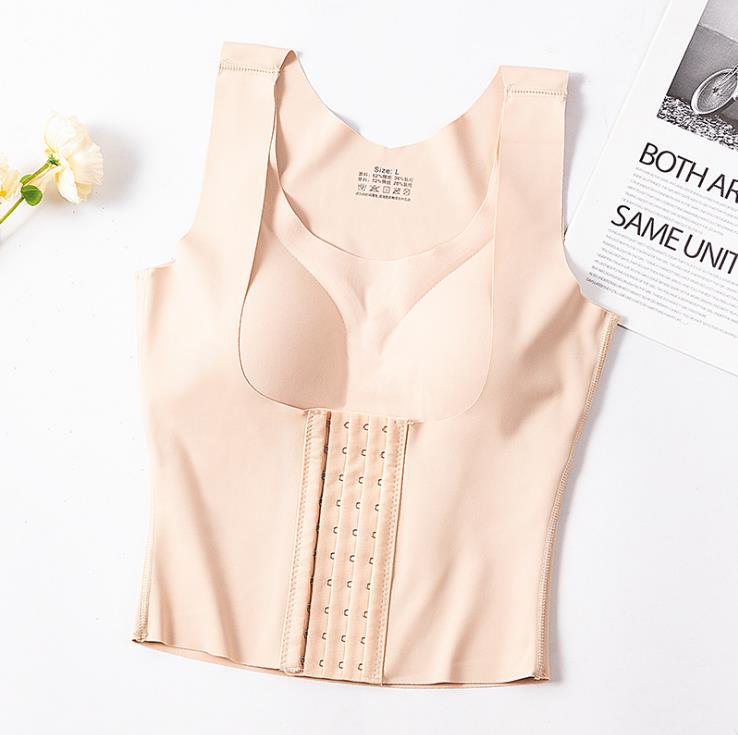 Removeable Bra Pad Tummy Tuck Tank Top