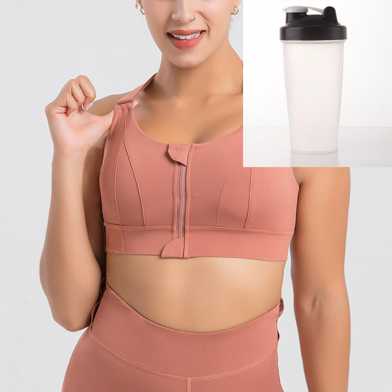 Front Zipper Activewear Sports Bra, Pant, or Set