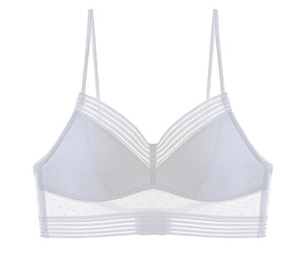 Wireles Bralette Low Back Thin Lace Push Up Bra 1-3PC
