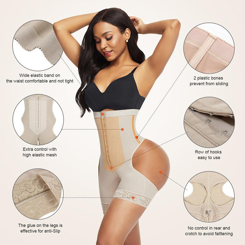 High Waist Butt Lifter Tummy Control Underwear