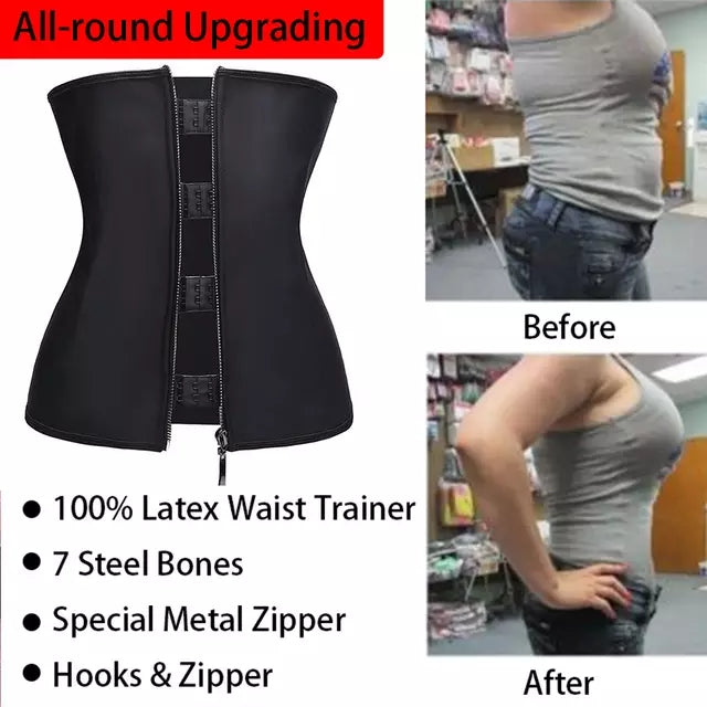 Corset Waist Shaper with Zipper