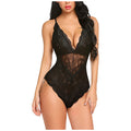Lace Cross Sling Hollow Lingerie Bodysuit