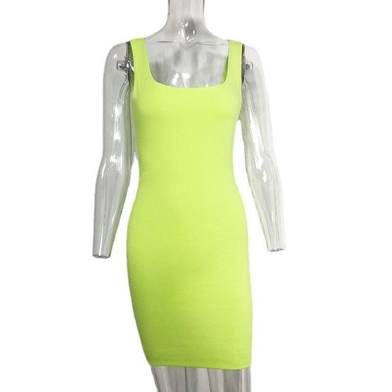 Suspender Mini Bodycon Dress