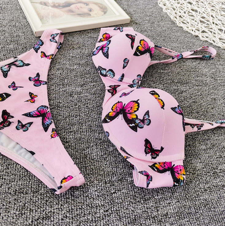 Butterfly Print Bikini
