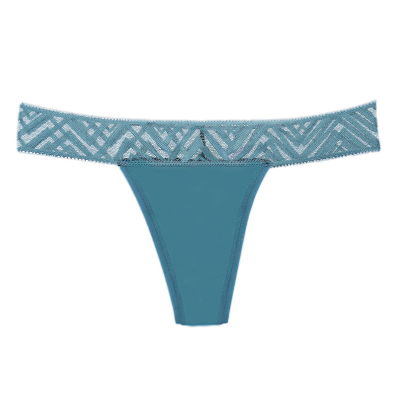 Lace Seamless Thong Panties