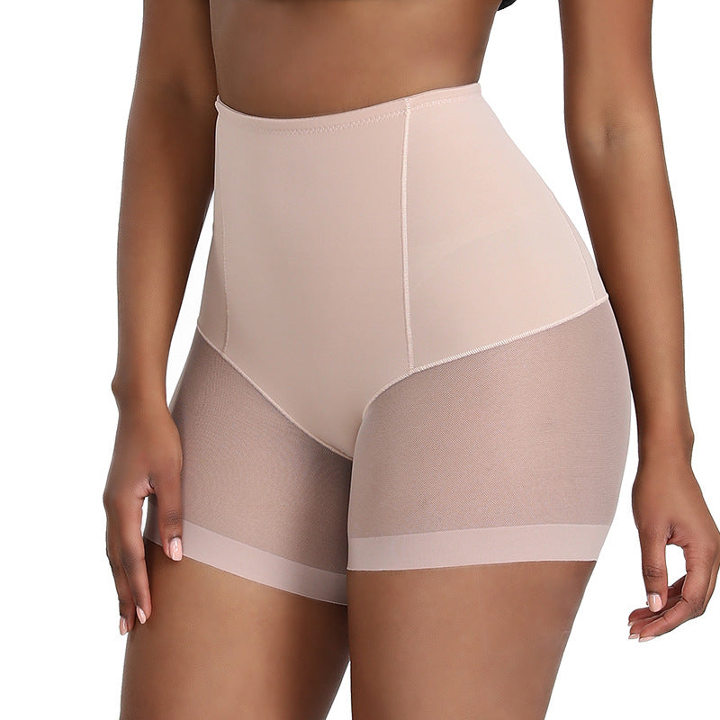 Mid-rise Tummy-control Boxer Pants Thin Waist-cinching