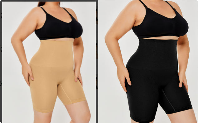High Waisted Tommy Control Thin Slim Shorts 1 to 3pc