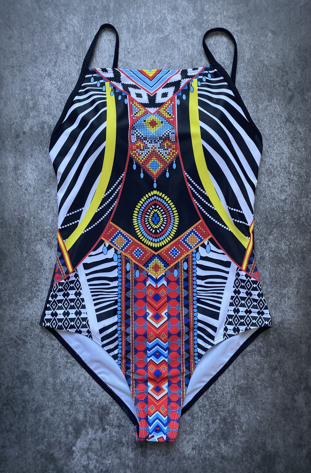 Backless One Piece Triangle Swimsuit