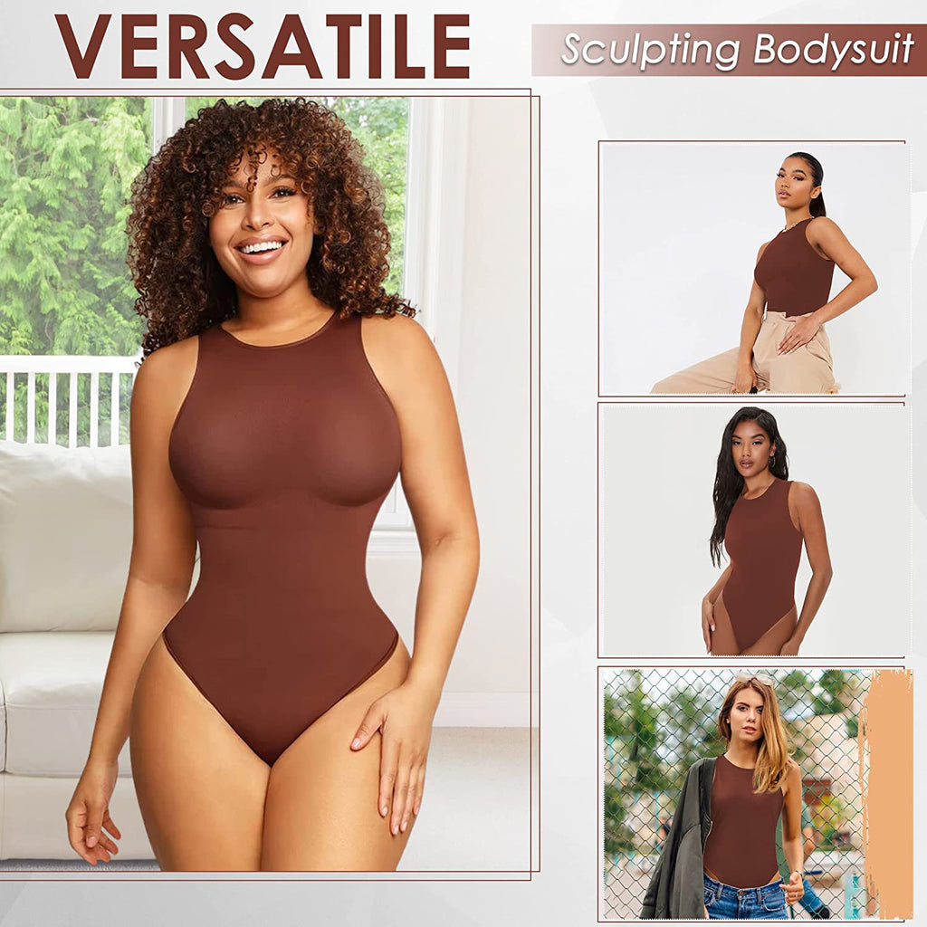 Round Neck Body Shaper Jumpsuit