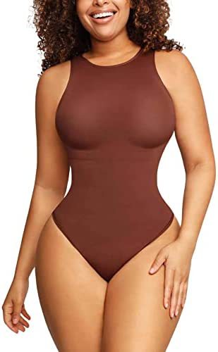 Round Neck Body Shaper Jumpsuit