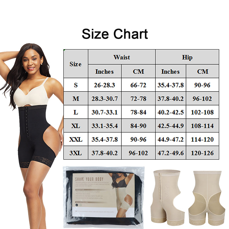 High Waist Butt Lifter Tummy Control Underwear