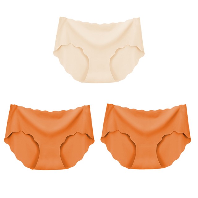 3PC Silk Seamless Panties - Many Combs