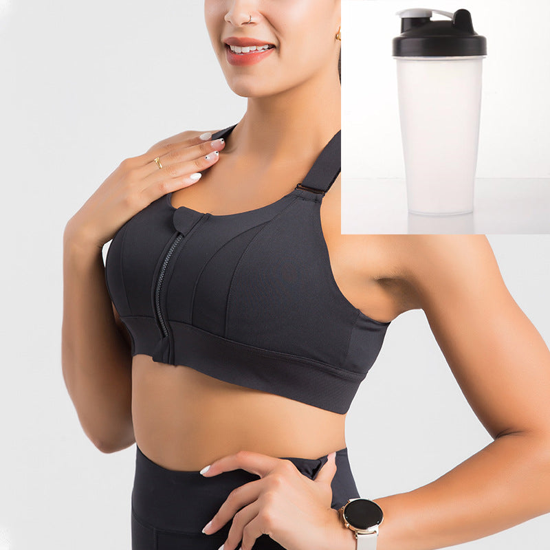 Front Zipper Activewear Sports Bra, Pant, or Set