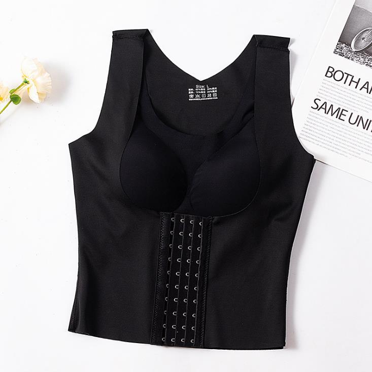 Removeable Bra Pad Tummy Tuck Tank Top