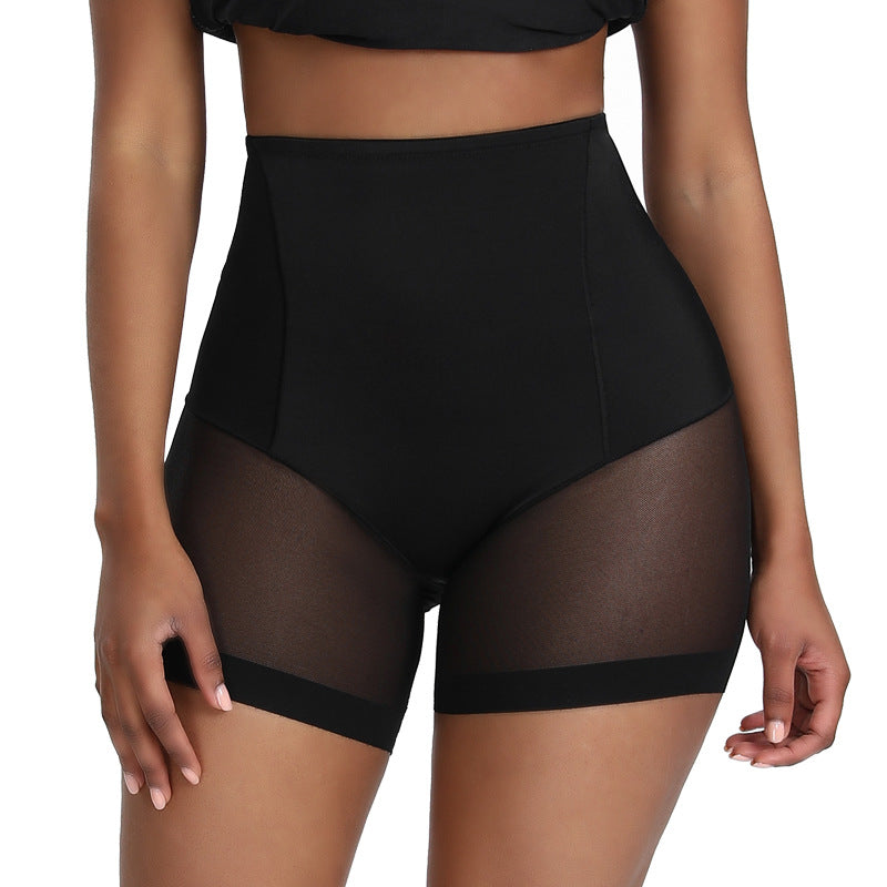 Mid-rise Tummy-control Boxer Pants Thin Waist-cinching