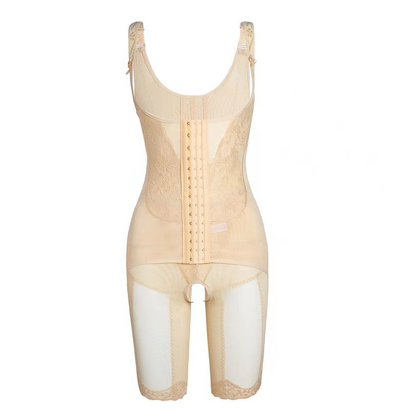 Buttoned Corset Shapewear Bodysuit