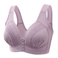 Wireless Push Up Bra Front Button Closure
