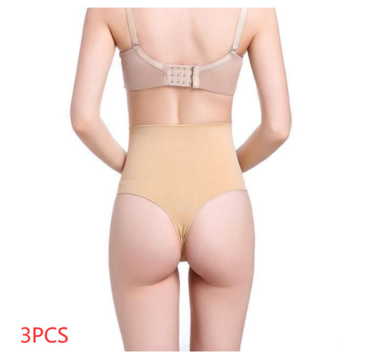 High Waist Tummy Control Thong 1-3pcs