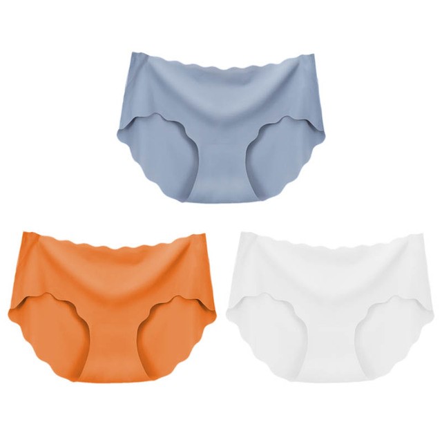 3PC Silk Seamless Panties - Many Combs