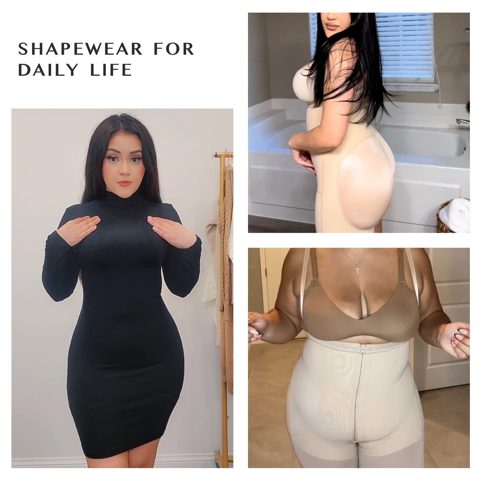 Breast Support Tummy Control & Butt Lift Bodysuit