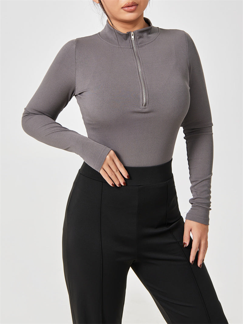 Long Sleeve Seamless Shapewear Jumpsuit