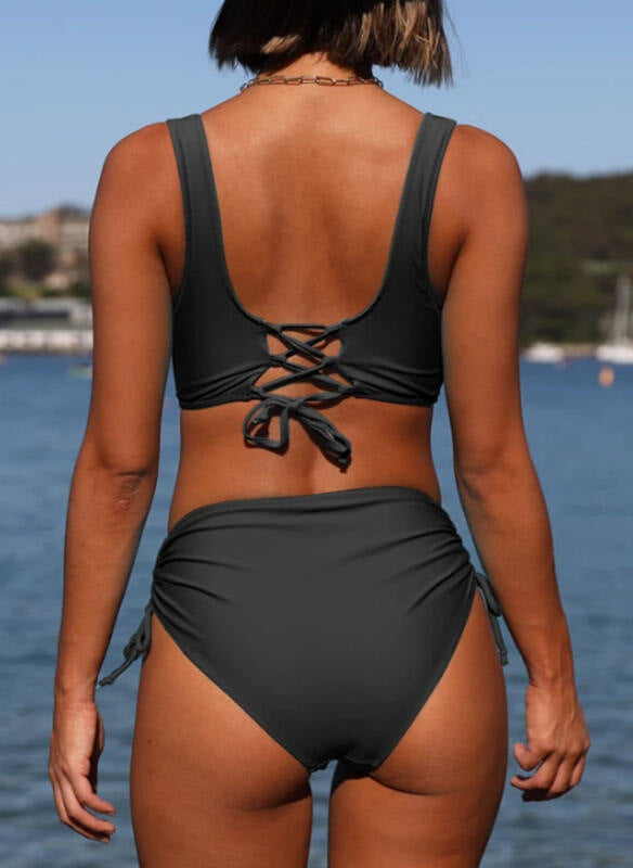 Strappy Bikini Swimsuit