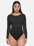Round Neck Long Sleeve Bodysuit