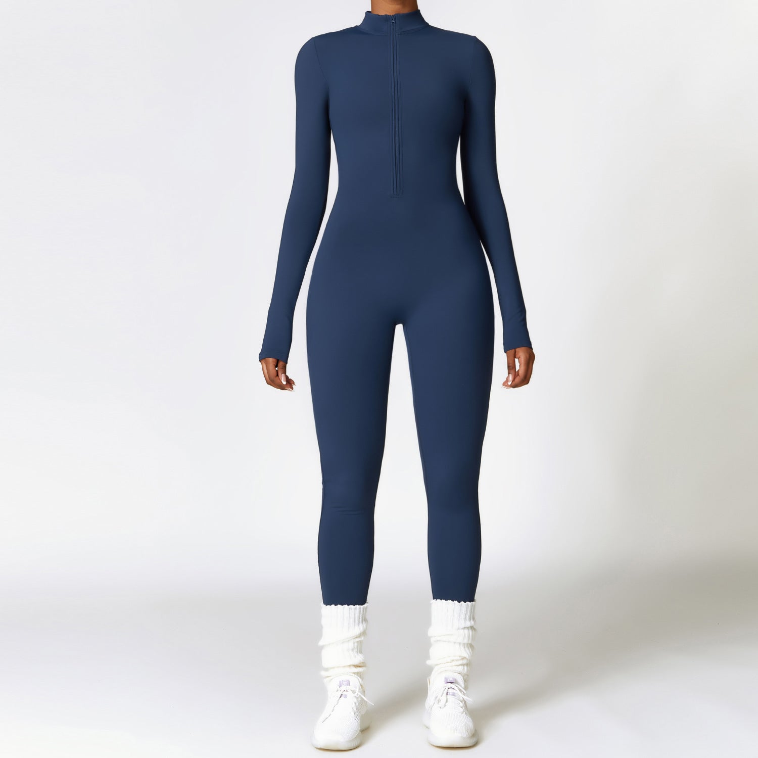 Warm Long-sleeve Yoga Fitness Breathable Bodysuit