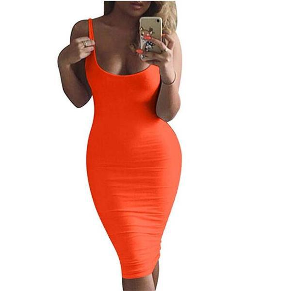 Sleveless Bodycon Tank Dress