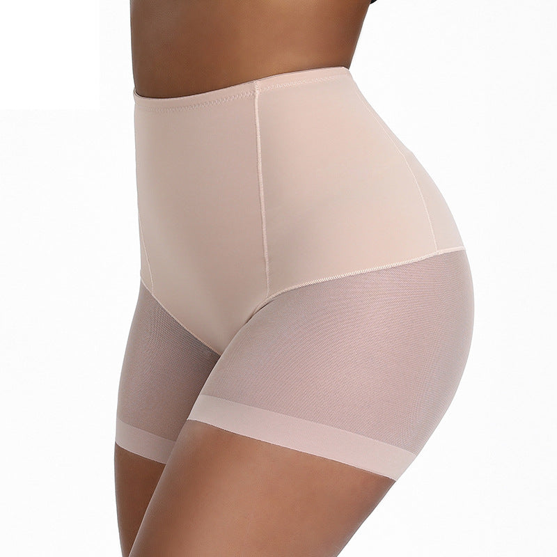 Mid-rise Tummy-control Boxer Pants Thin Waist-cinching