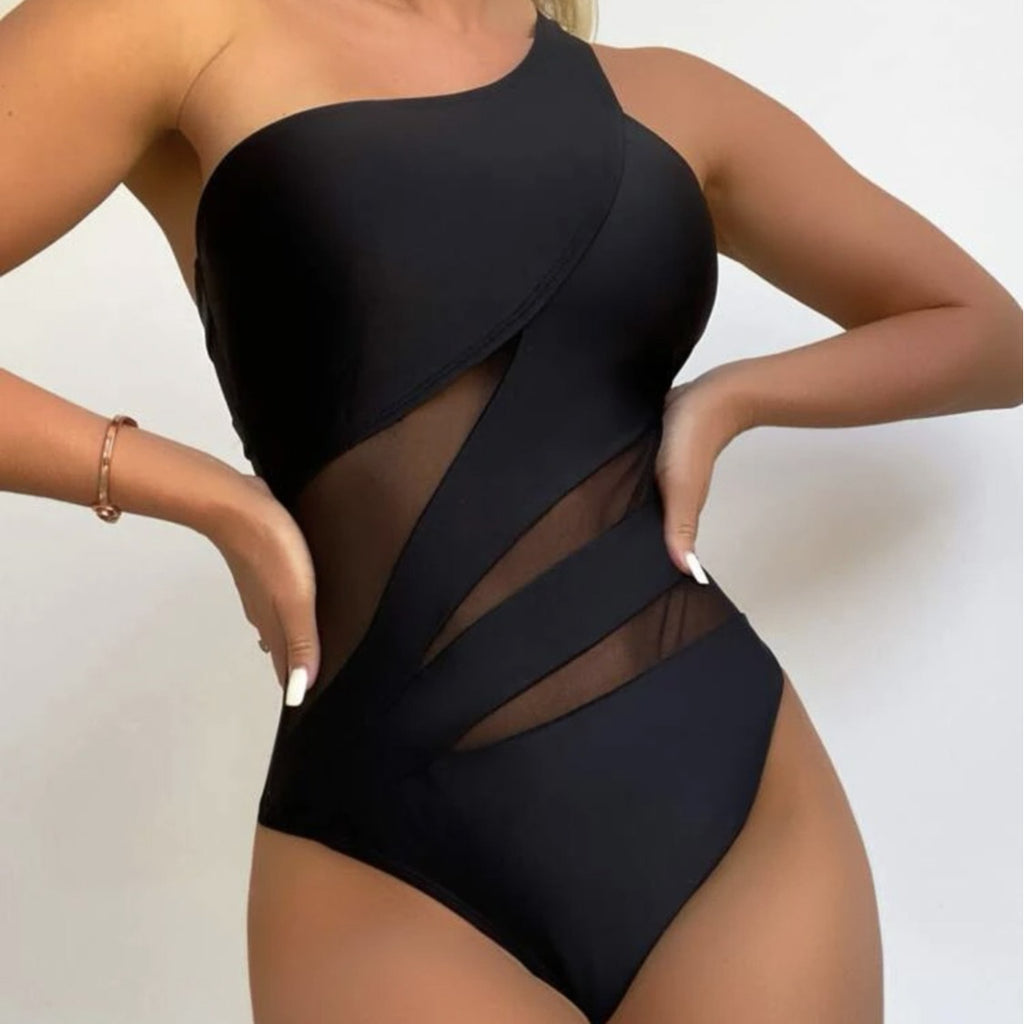 One-shoulder & One- piece Swimsuit