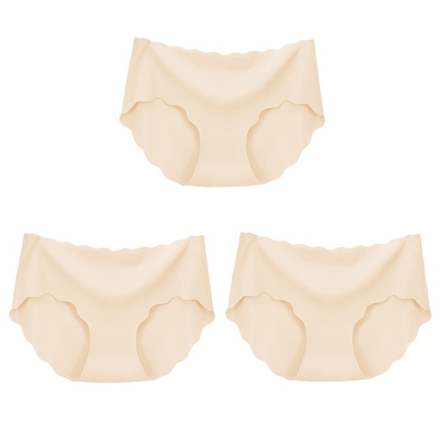3PC Silk Seamless Panties - Many Combs