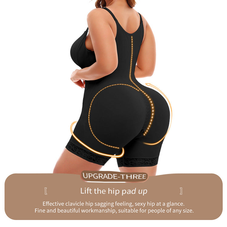 Side-zipper Firm Tummy Compression Shapewear