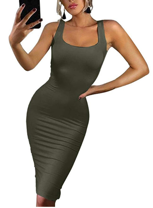 Sleveless Bodycon Tank Dress