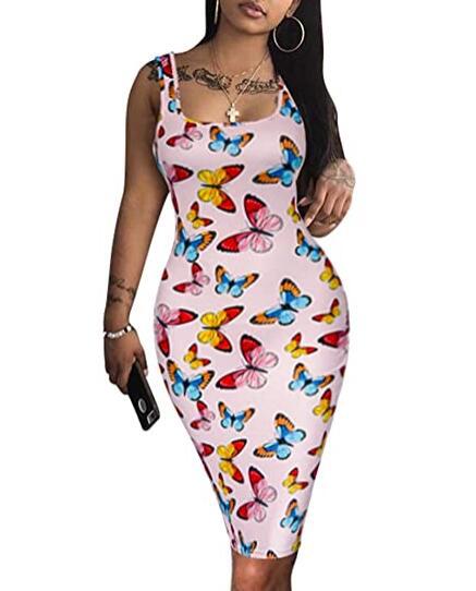 Sleveless Bodycon Tank Dress