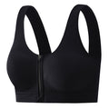 Front Zipper Sports Bra Shockproof High Strength 1 or 3pcs