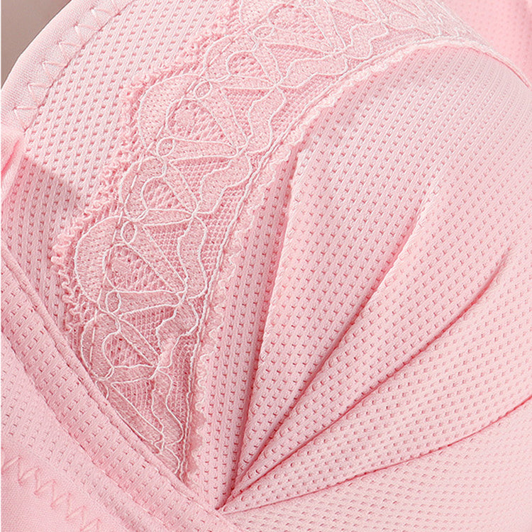 Wireless Push Up Bra Front Button Closure