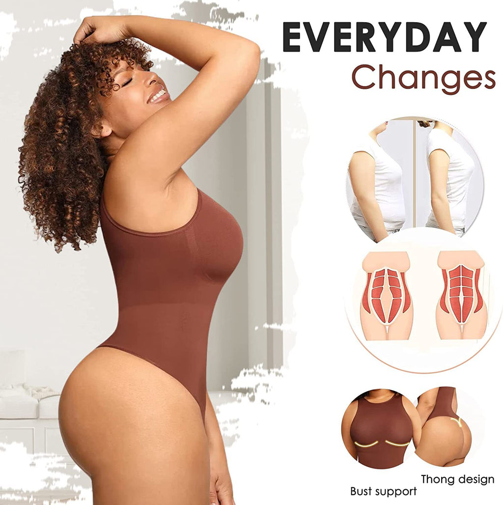 Round Neck Body Shaper Jumpsuit