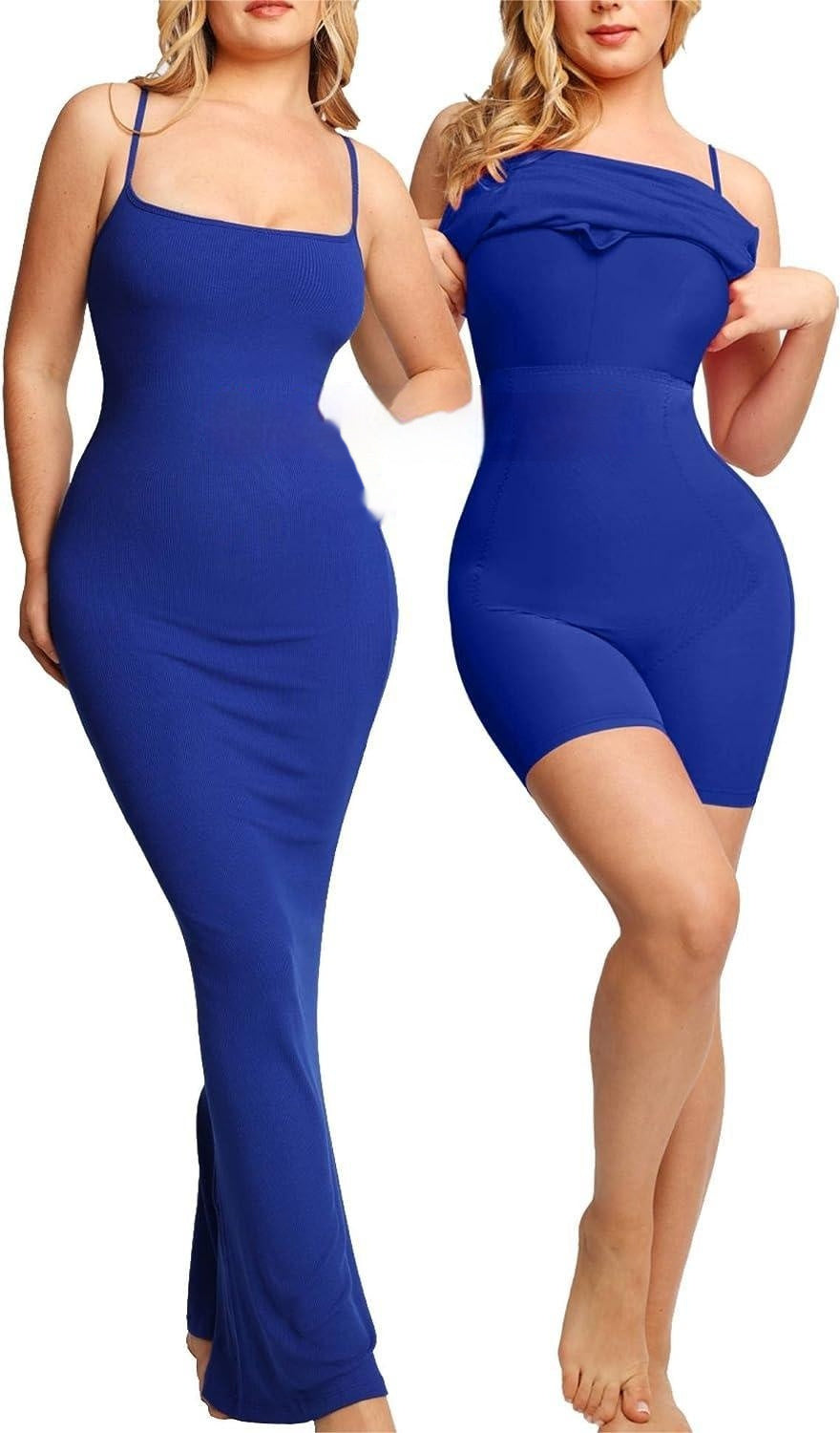 Long Shapewear Bodysuit Dress
