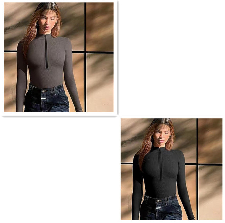 Long Sleeve Seamless Shapewear Jumpsuit