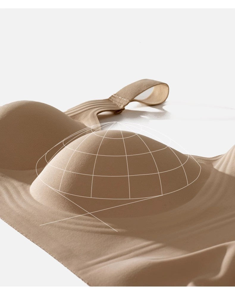Seamless Double Shoulder Strap Bra