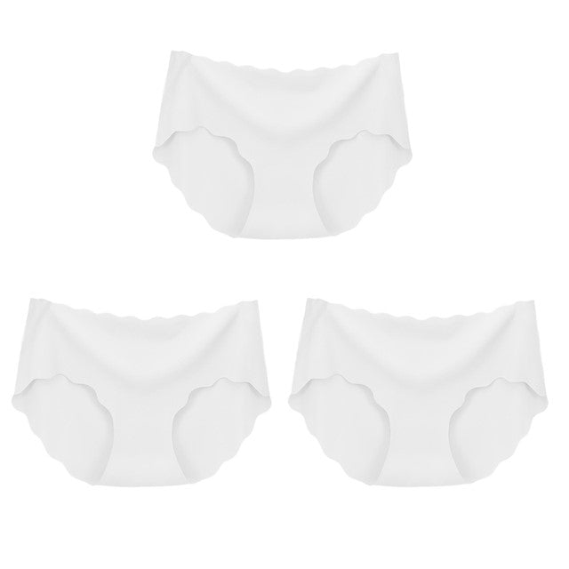 3PC Silk Seamless Panties - Many Combs