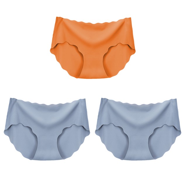 3PC Silk Seamless Panties - Many Combs