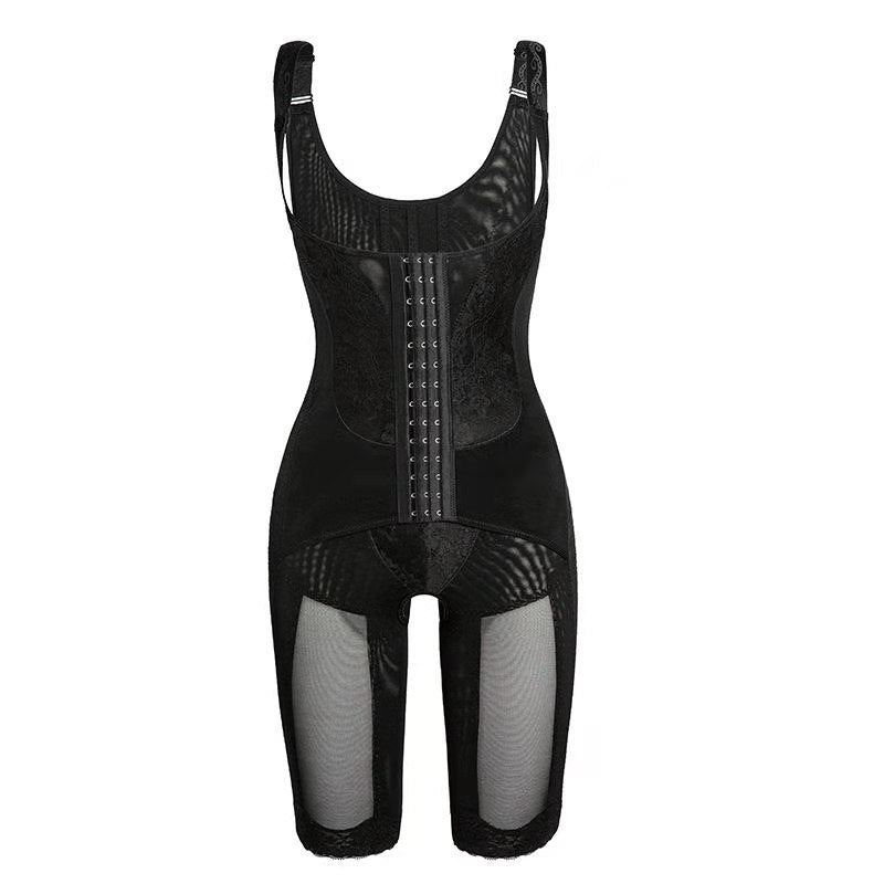 Buttoned Corset Shapewear Bodysuit