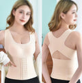 Removeable Bra Pad Tummy Tuck Tank Top