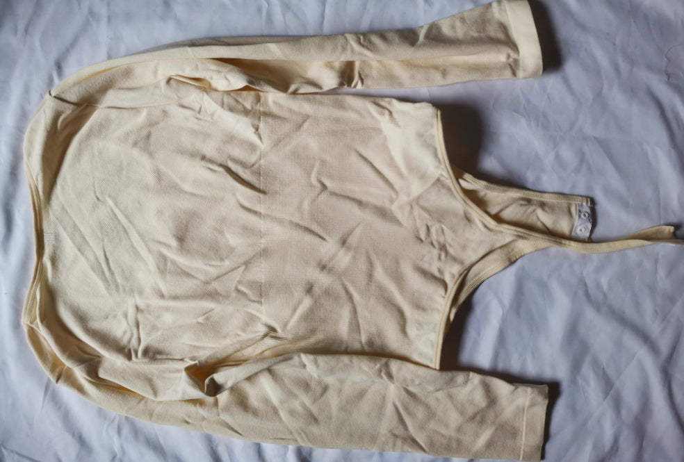 Square Neck Long Sleeve Bodysuit 1 to 3PC