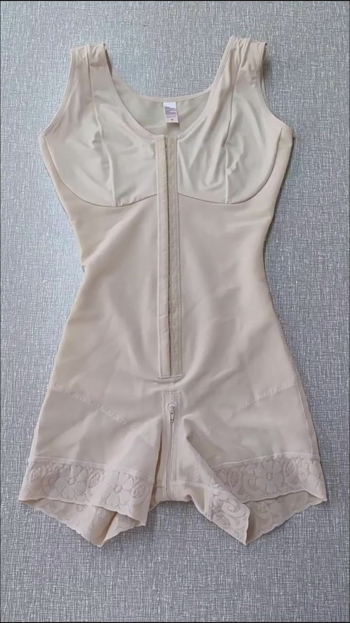 Fajas Full Body Shapewear with Zipper Crotch